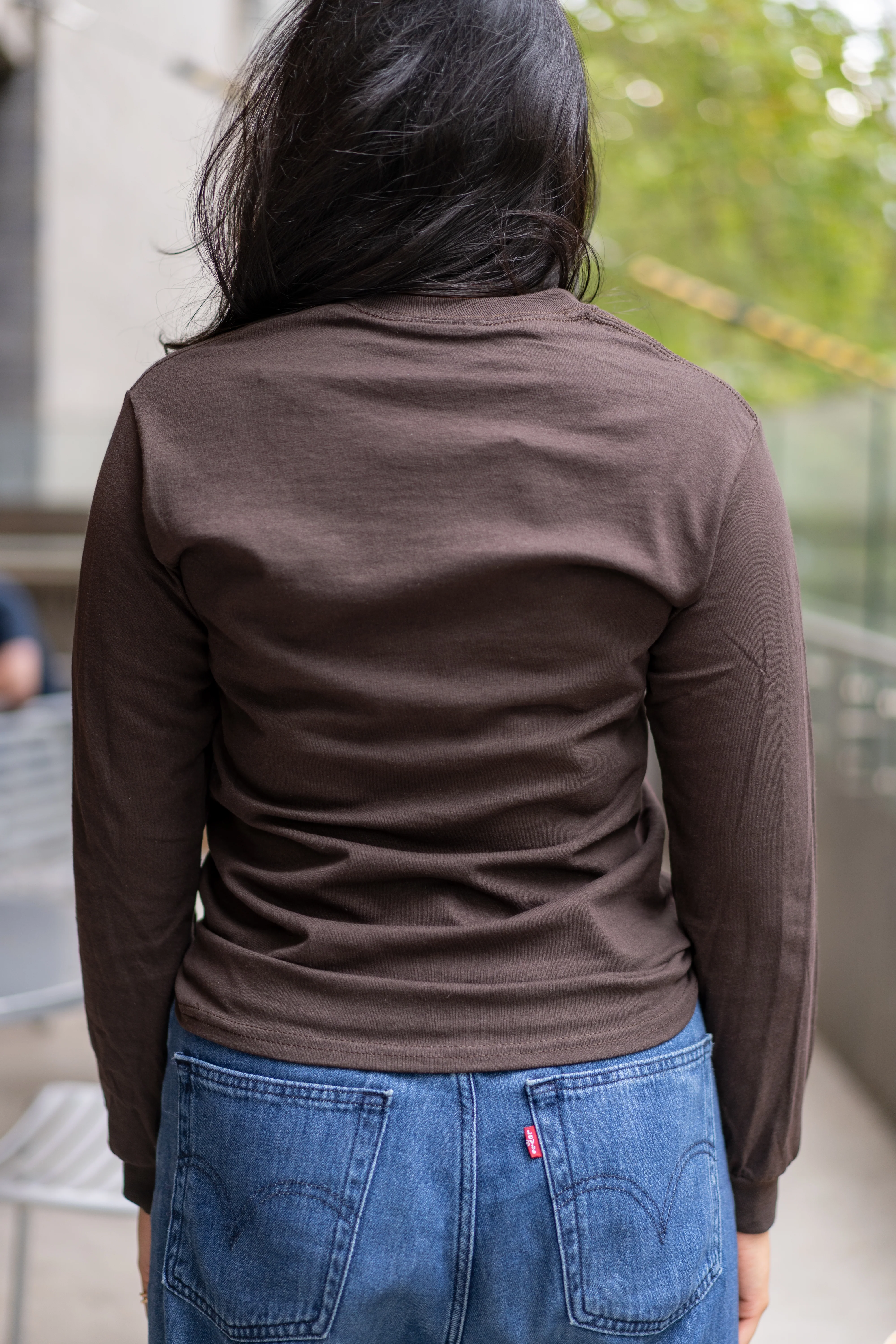 Dawson L/S Tee - Chocolate - Image 4