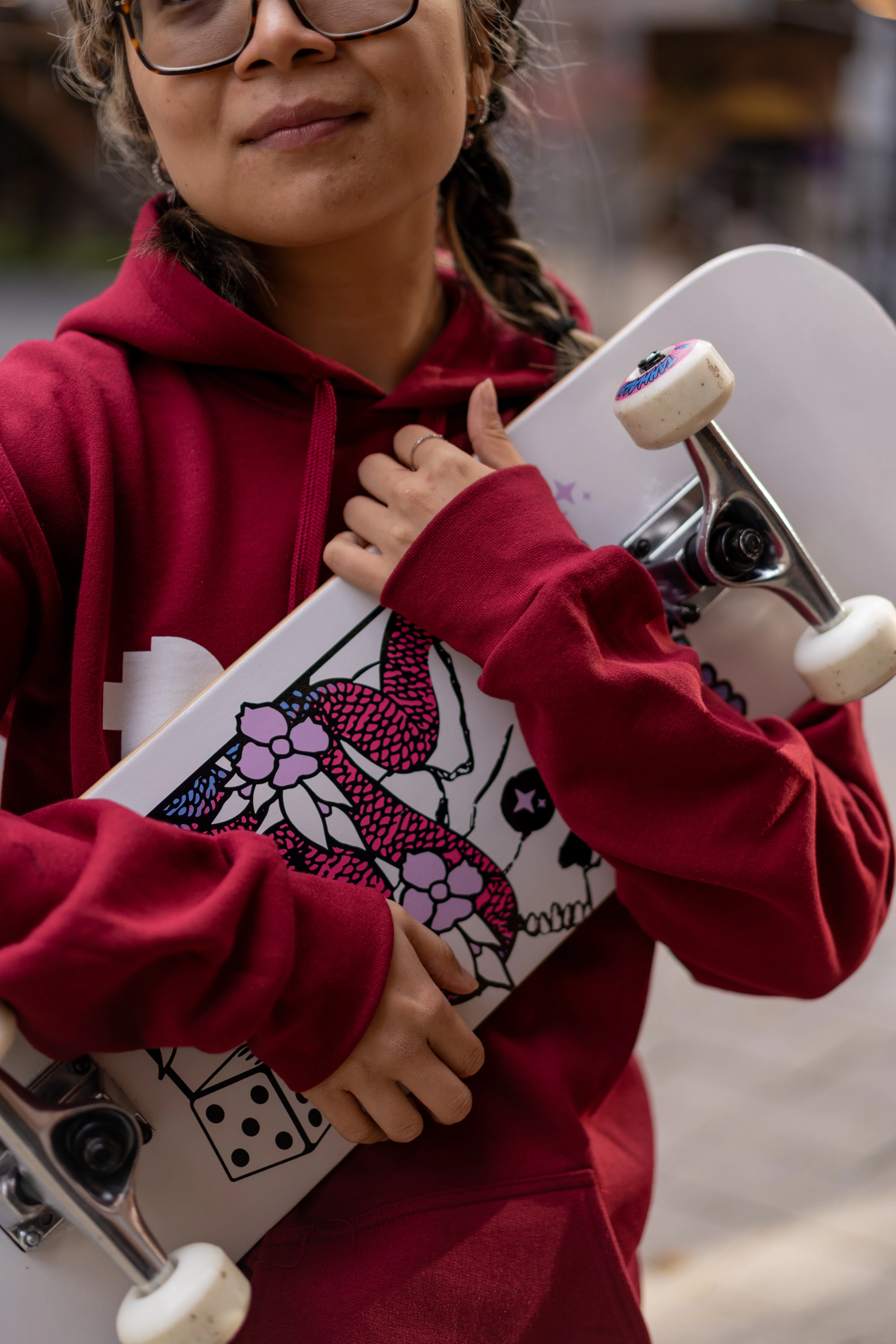 Lygon Hoodie - Garnet - Image 3