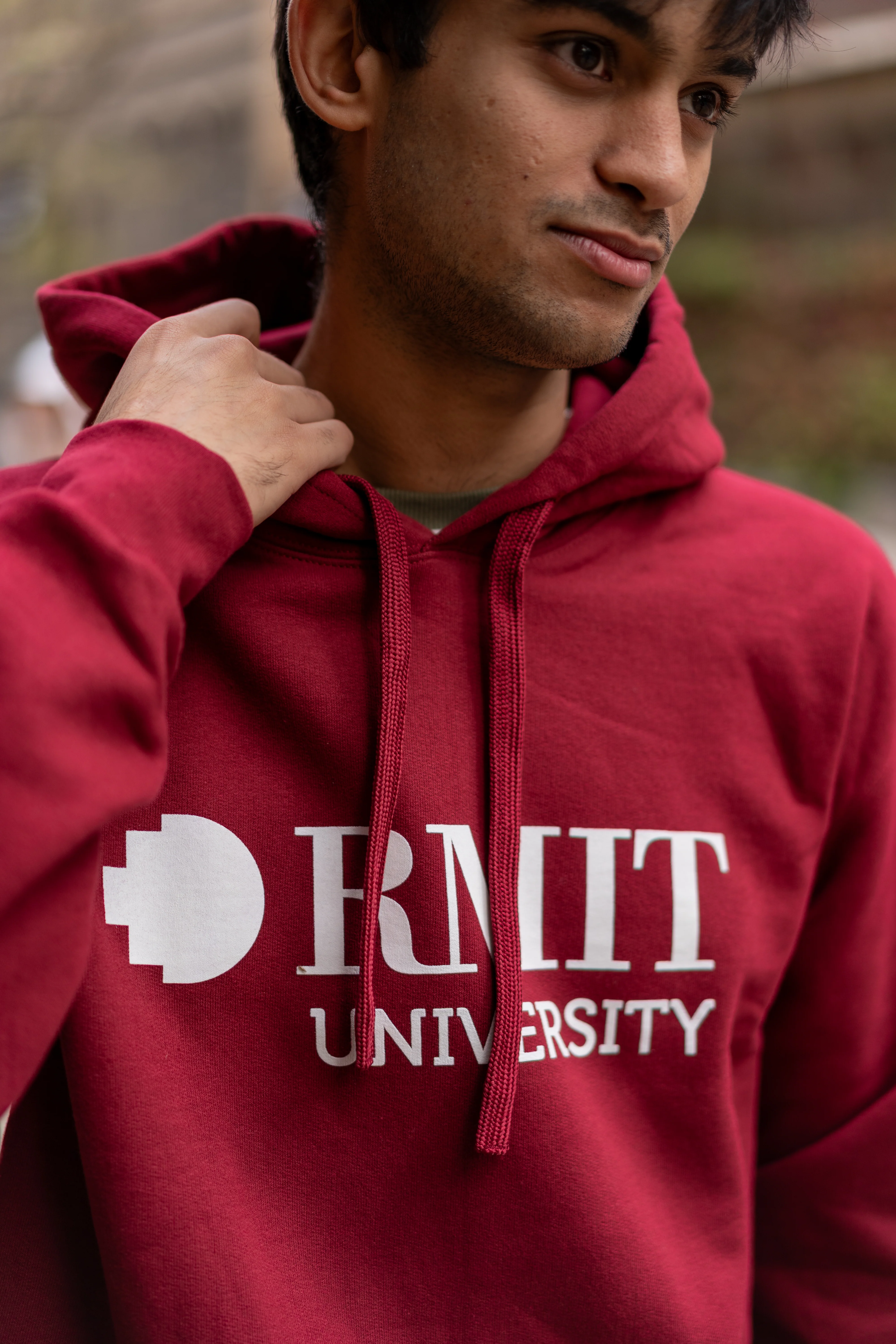 Lygon Hoodie - Garnet - Image 4