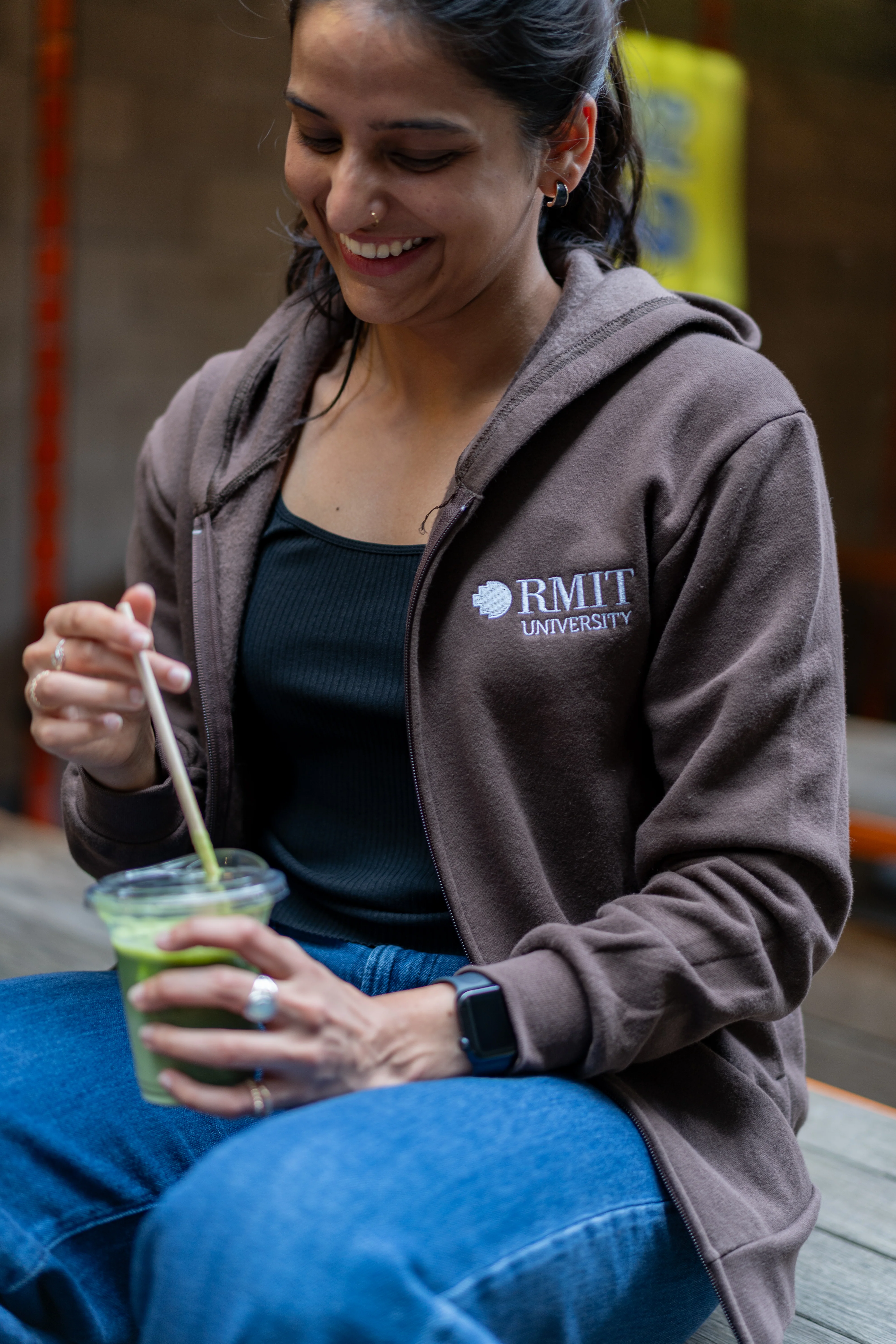 University Jacket - Chocolate - Image 3