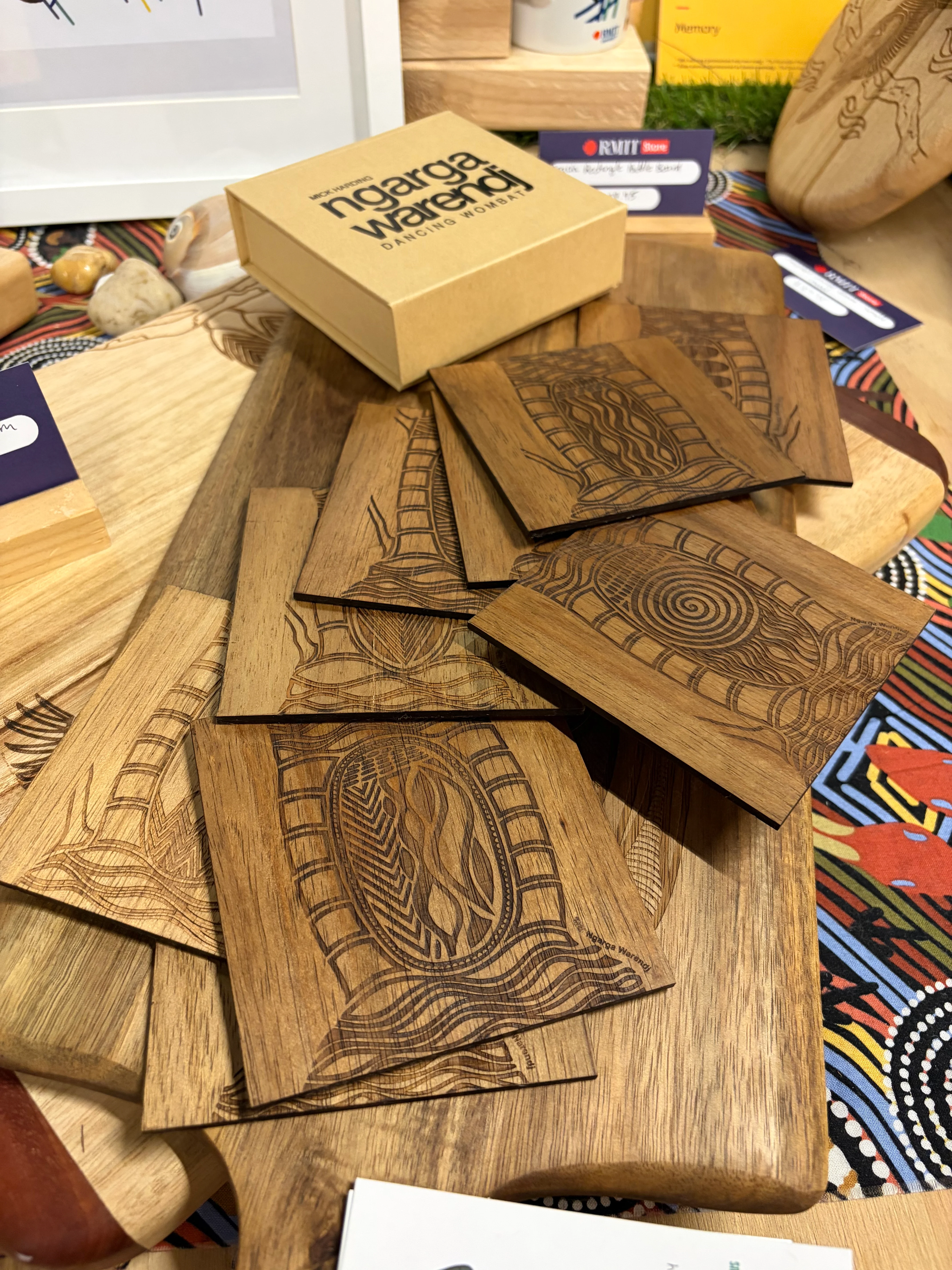 We Scar Many Trees Square Coasters - Set of 9